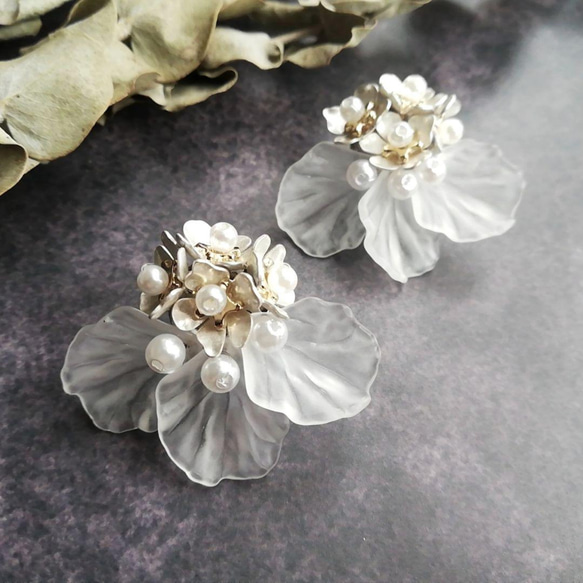 匿名配送変可！即発新品STEPHENDWECKシルバーフラワーピアス 匿名配送