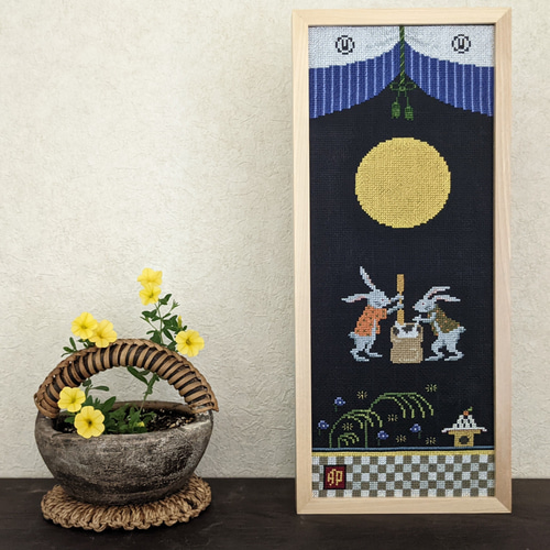 白木 木製フレーム】：細長:掛け軸シリーズに最適なサイズ その他