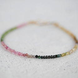 Multi ColorTourmaline  Bracelet 第3張的照片