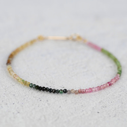 Multi ColorTourmaline  Bracelet 第1張的照片