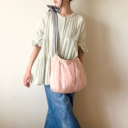 【受注生産】《3way》ribbon tote bag （sakura pink） 8枚目の画像