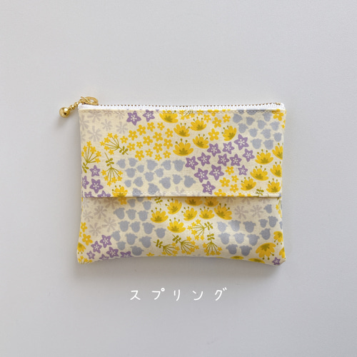 ポケットティッシュケース付ミニポーチ[sokunou] ｜革鞄・革小物