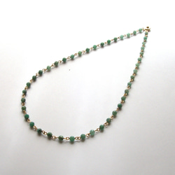 AAAモリオンスターカット8mmネックレス38cm 幸運を呼ぶ 不安吸収