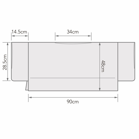 【三河木綿】ショート丈の着物袖プルオーバー 総手縫い -鰹縞 KMPO293 12枚目の画像