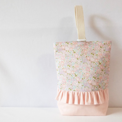 リバティ ミシェル の 上履き入れ 入園 入学 女の子 シューズケース