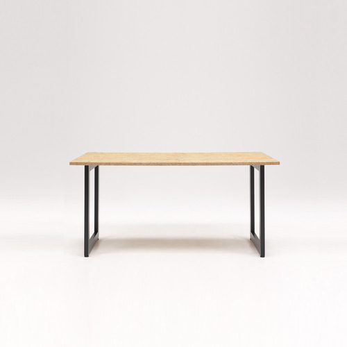 スチール足デスク150cm【OSB材】[パソコンデスク・学習デスク