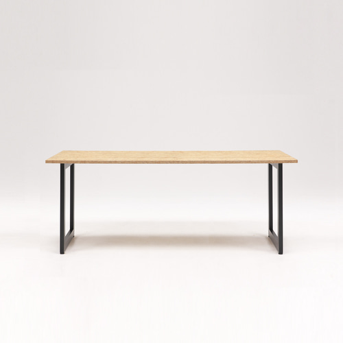 無骨な鉄脚×OSB天板 作業台/PCデスク 学習机