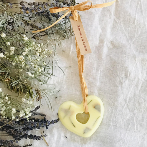 ボタニカルアロマワックスサシェ ～ローズマリー＆レモンの香り