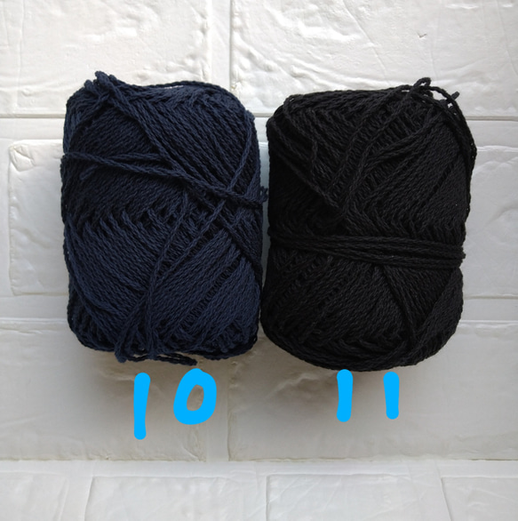 選べる１２色☆コットンのベレー帽　手編み　模様編み 11枚目の画像