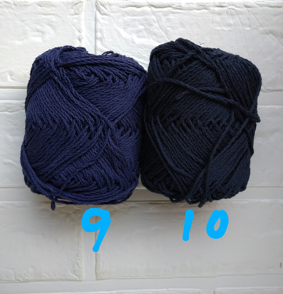 選べる１２色☆コットンのベレー帽　手編み　模様編み 10枚目の画像