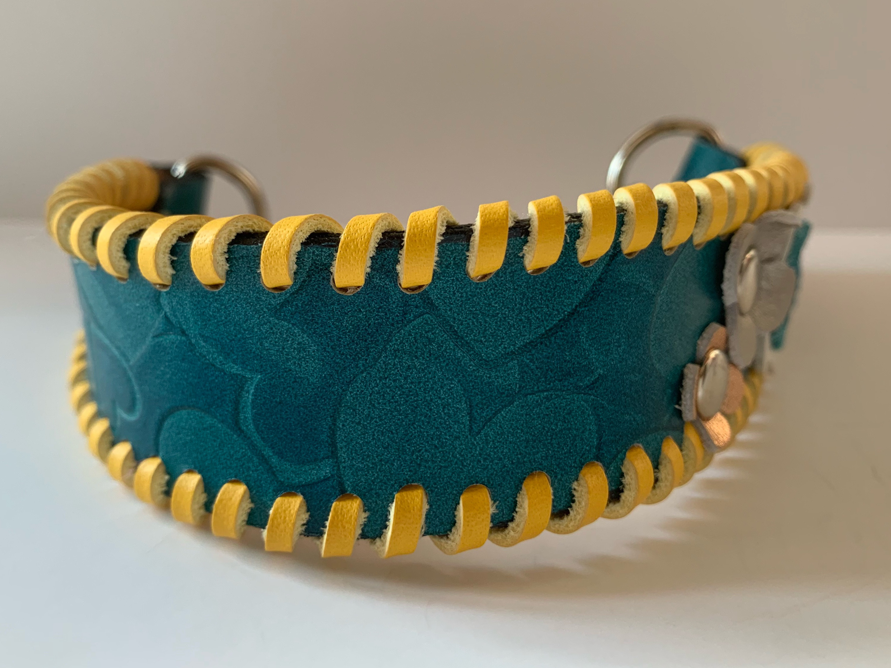 犬の本革ハーフチョークNo.28(中型犬)