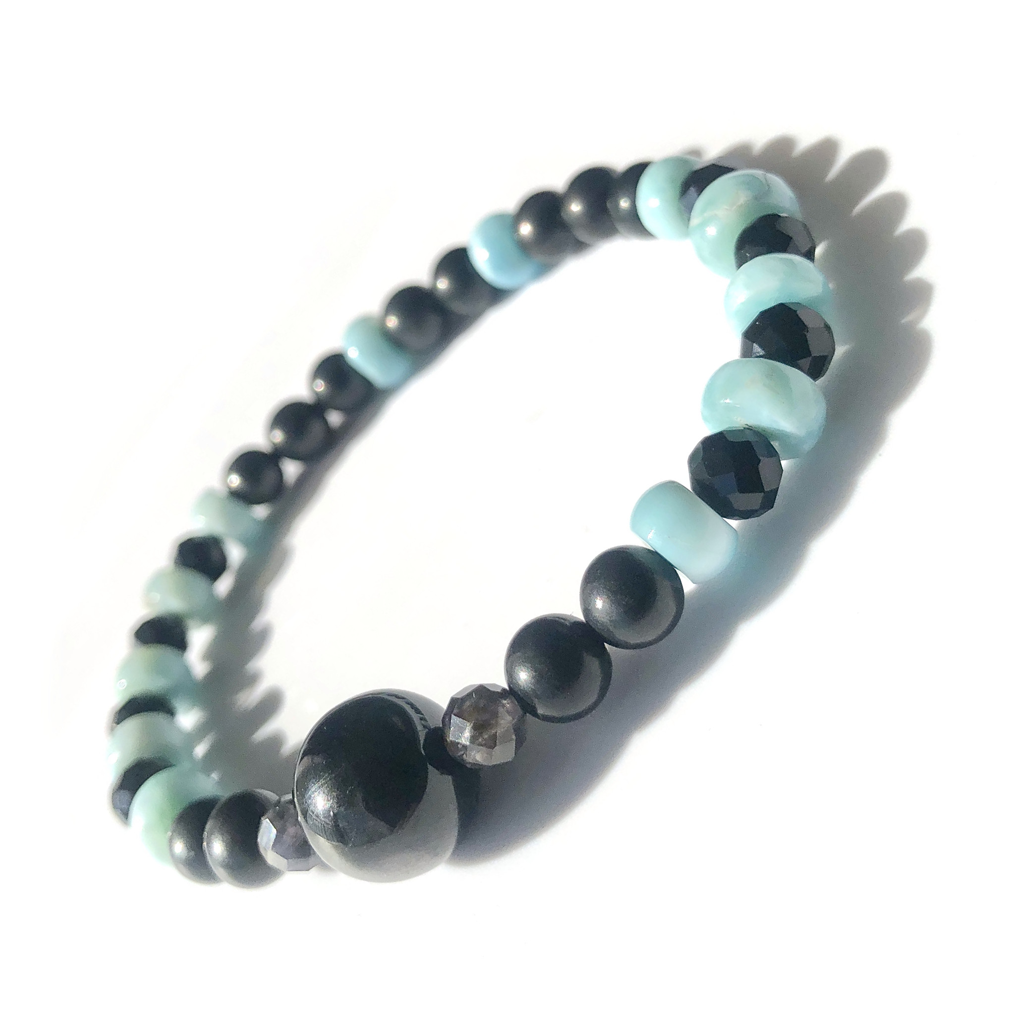 ⭐︎【天然】アクアマリン バングル 40.4g