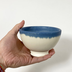 シャーベット茶碗(ブルー)(M) 4枚目の画像