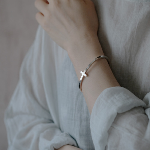 クロスバンド バングル シルバー 楽天市場】CHROME HEARTS(クロムハーツ) BANGLE CROSS クロス