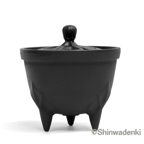 南部鋳鉄製 蓋付き器 香炉装飾的デザイン 【公式通販】