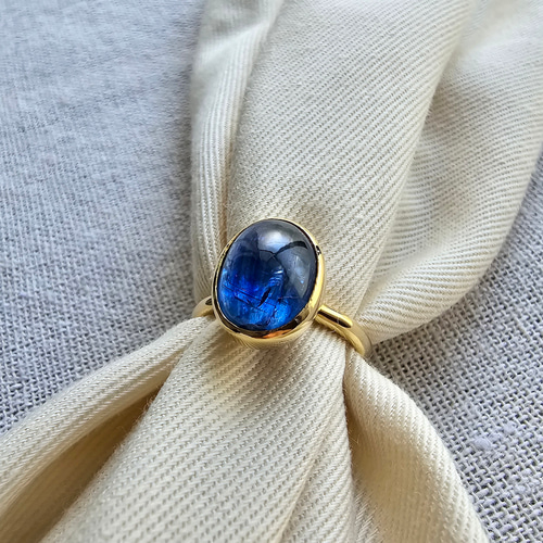 Shin jewelry カイヤナイトリング K18