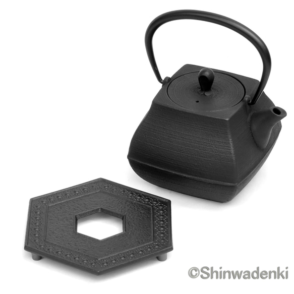 南部鉄器 鉄瓶 石庭0.8L 内面素焼き・酸化被膜仕上 日本製 鉄瓶 8L GM1208260537(9295円)