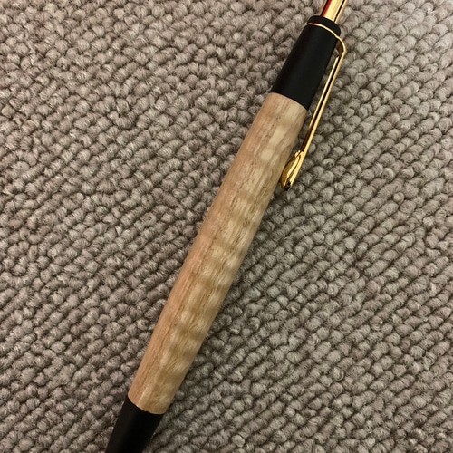 神代欅 木軸 ボールペン ハンドメイド ウッドペン G2 ゴールド