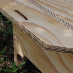 《plywood》ミニテーブル・キャンプテーブル・ローテーブル・おしゃれ　手作り　木製 8枚目の画像