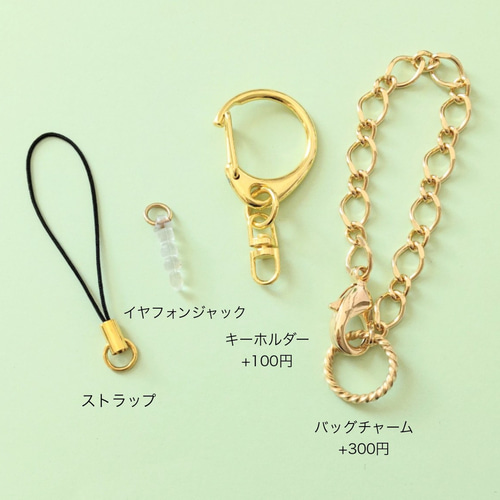 チョコがいっぱい！ / フェイクスイーツ バッグチャーム gReen appLe