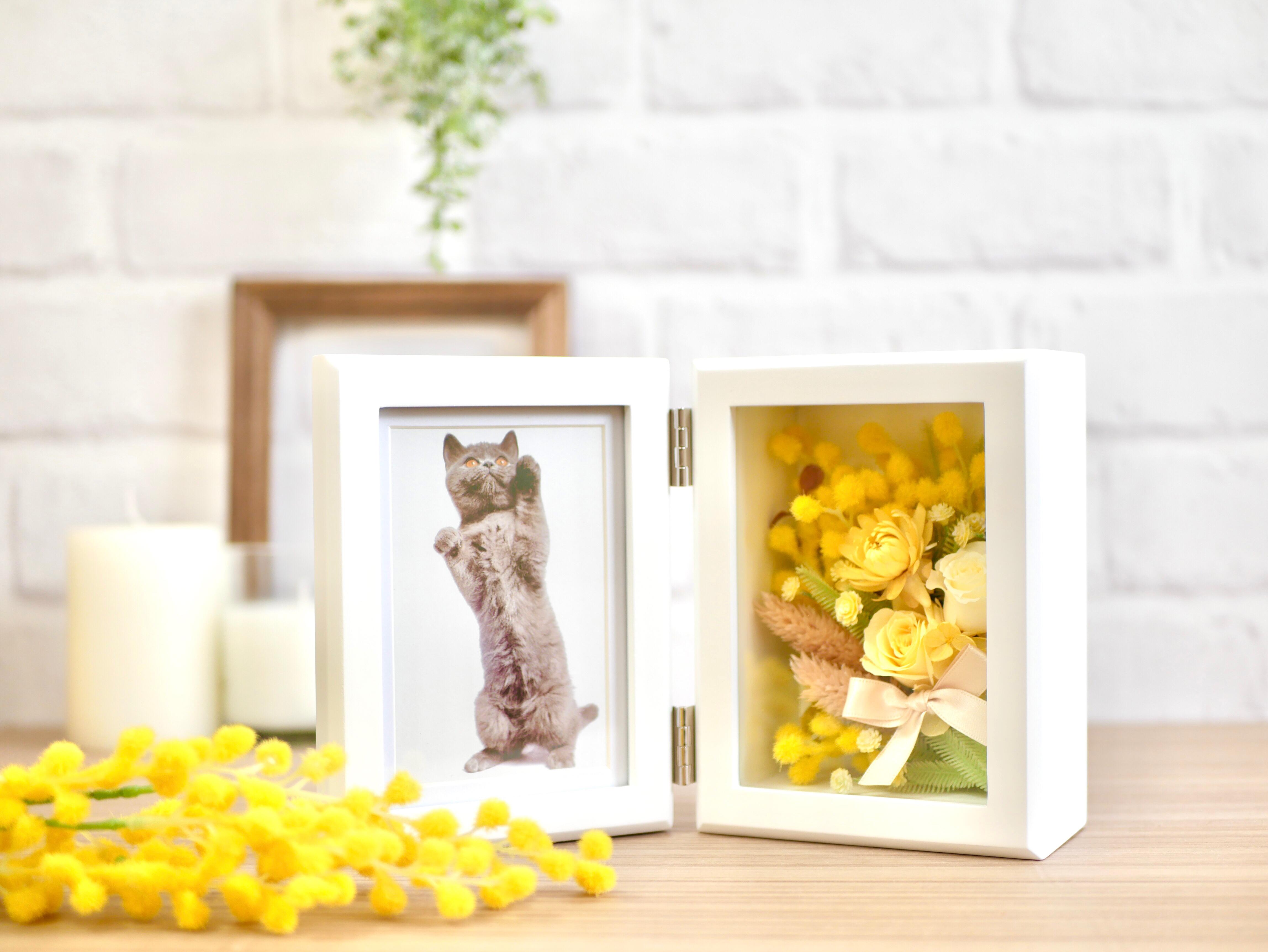 幸せのミモザ✳︎Ｌ版フォトフレーム