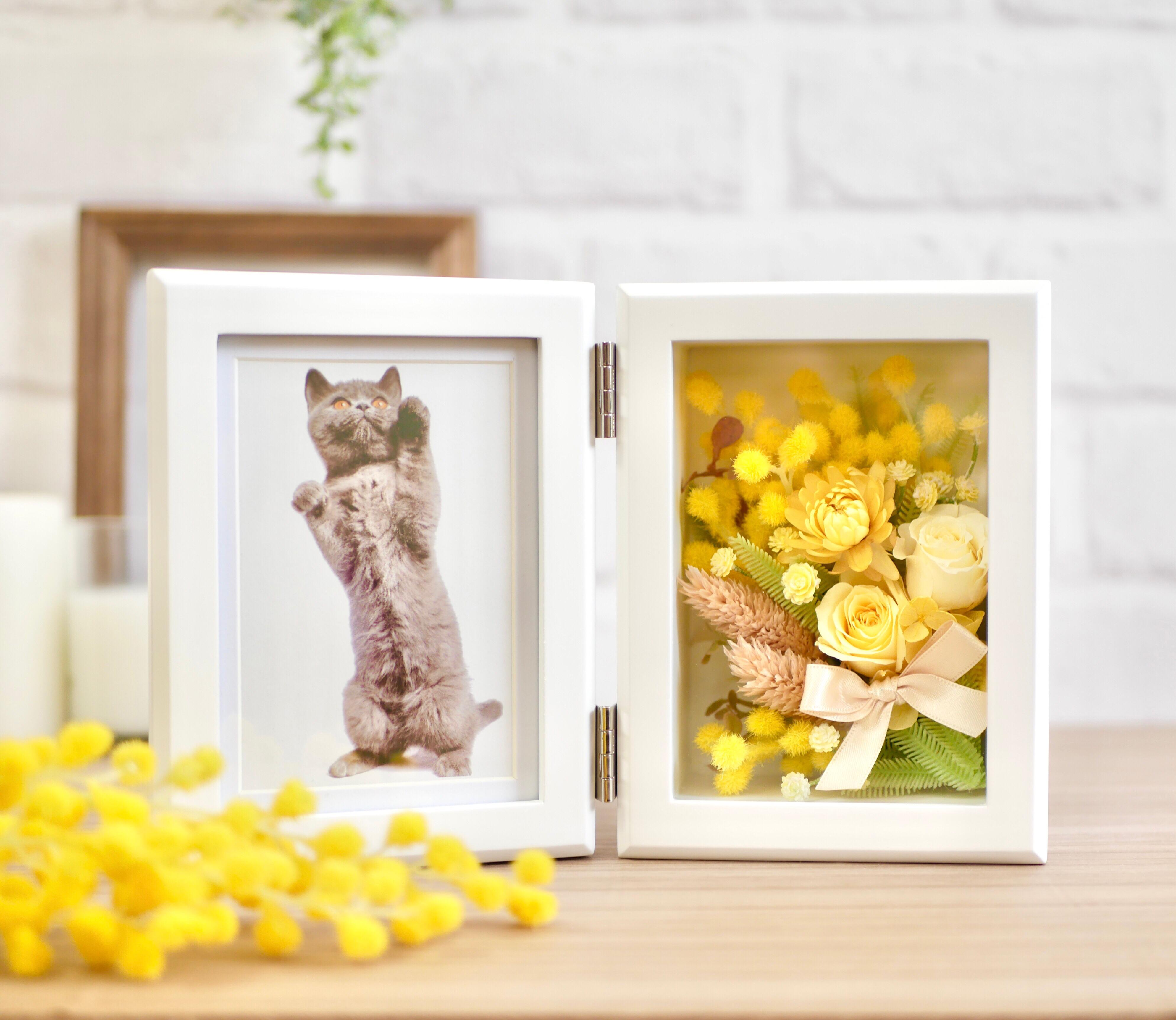 幸せのミモザ✳︎Ｌ版フォトフレーム