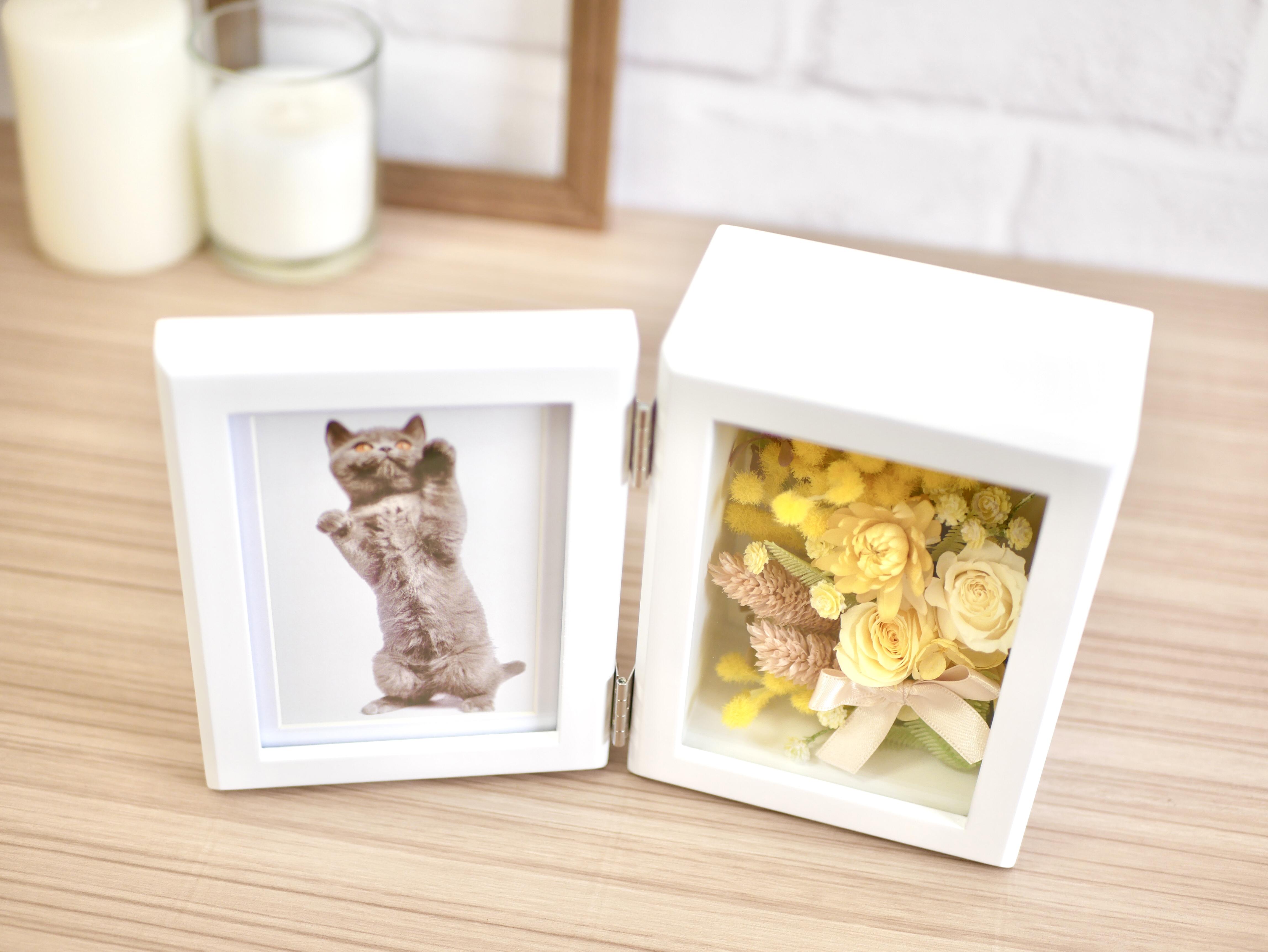 幸せのミモザ✳︎Ｌ版フォトフレーム