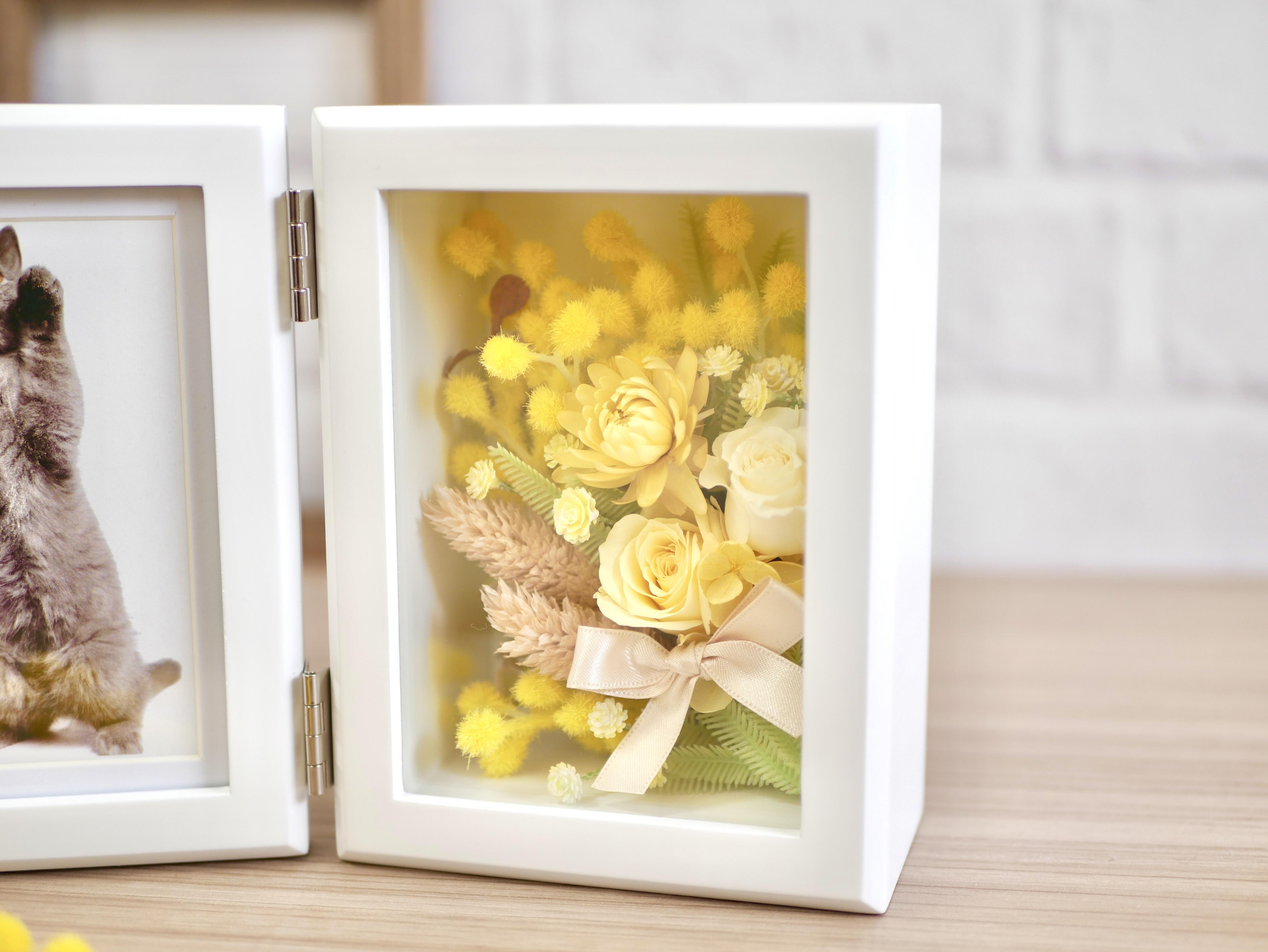 幸せのミモザ✳︎Ｌ版フォトフレーム
