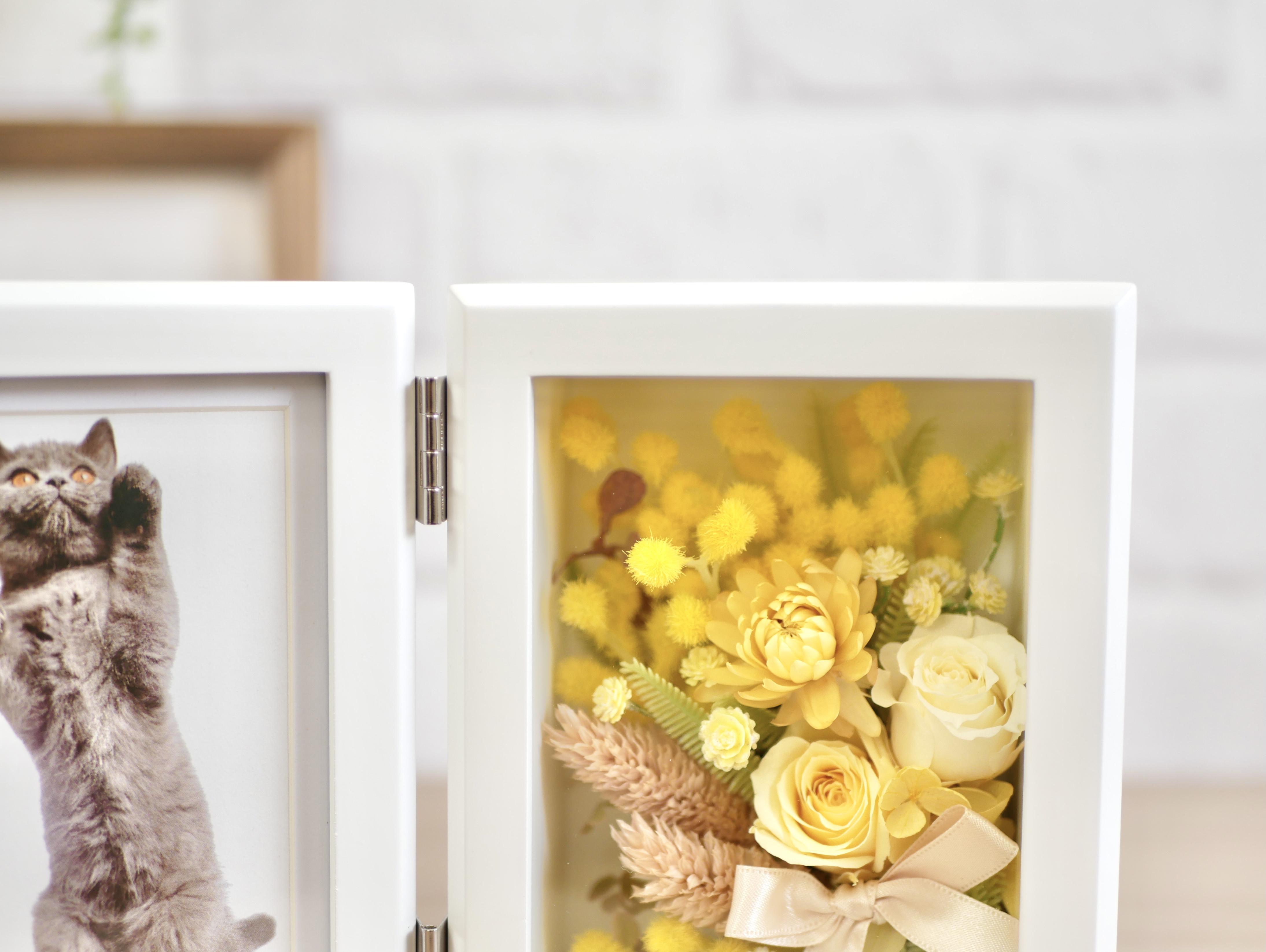 幸せのミモザ✳︎Ｌ版フォトフレーム