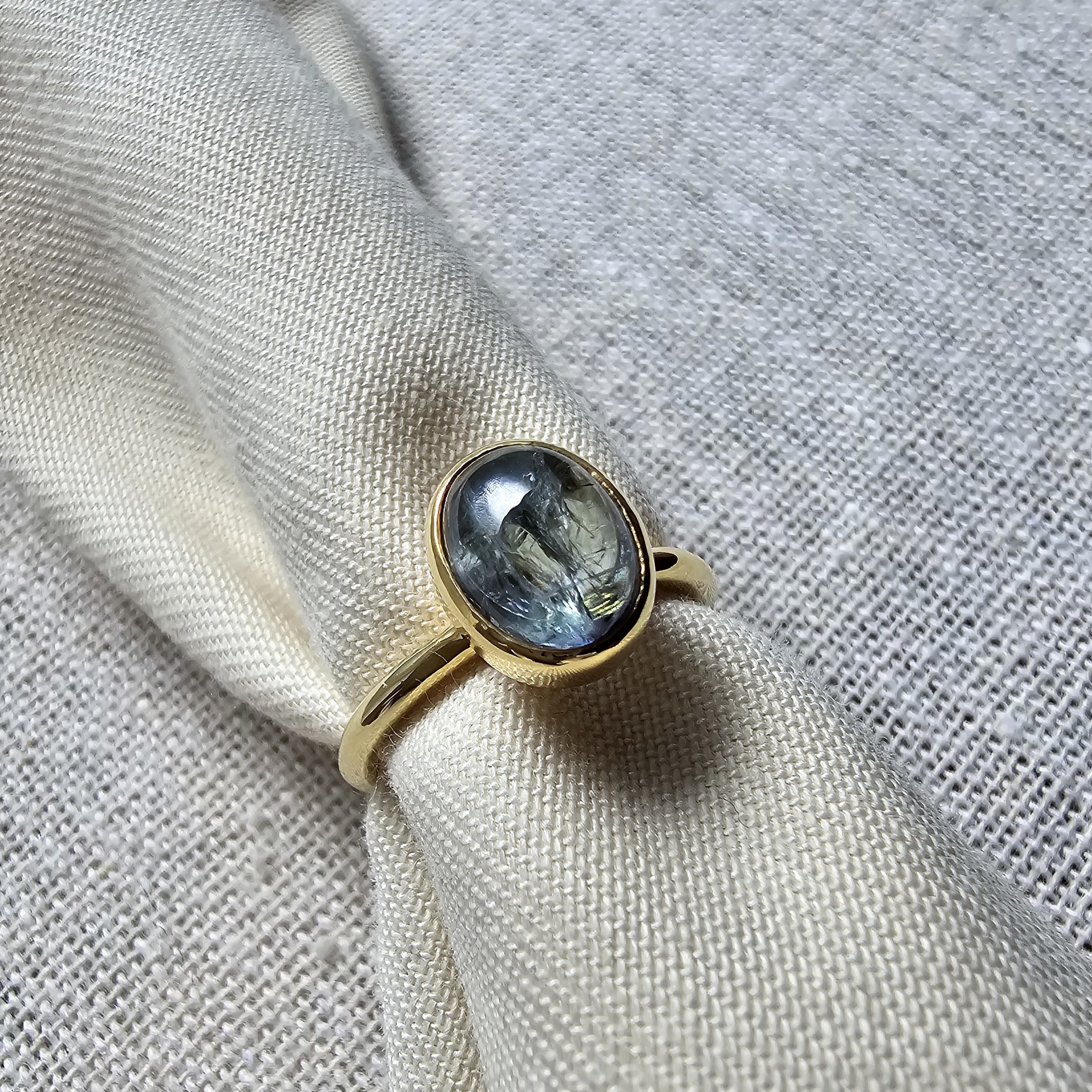 No.077    グリーンゾイサイトリング