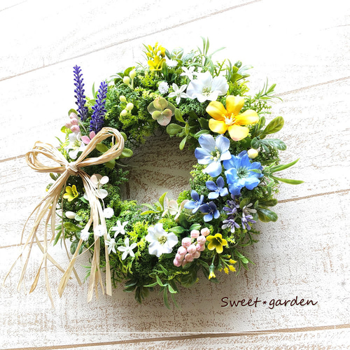 大きめ豪華なリース♡ダリアとゼブリナリーフのデュエット 大きめ豪華なリース♡ダリアとゼブリナリーフのデュエット 寄せ植え