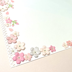 満開桜のメッセージカード（A4サイズ） 5枚目の画像