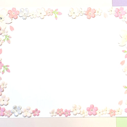 満開桜のメッセージカード（A4サイズ） 7枚目の画像