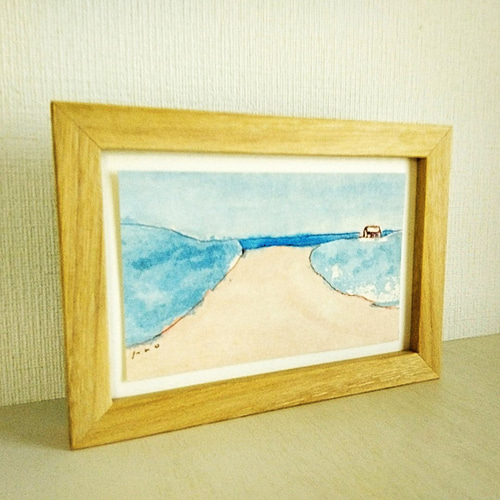 ひかりの落書き　　絵画原画 原画 F10 「27078 ある日、すべてを水に流す決意を固めた
