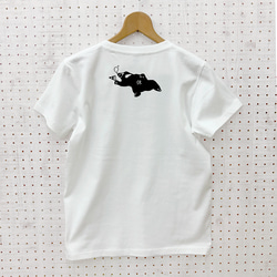 サーカス マレー熊さん 白 ホワイト Tシャツ レディース tシャツ tしゃつ 綿 コットン Ｔシャツ 5枚目の画像