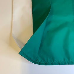 Colorful Nylon Eco Bag / Green x White 5枚目の画像