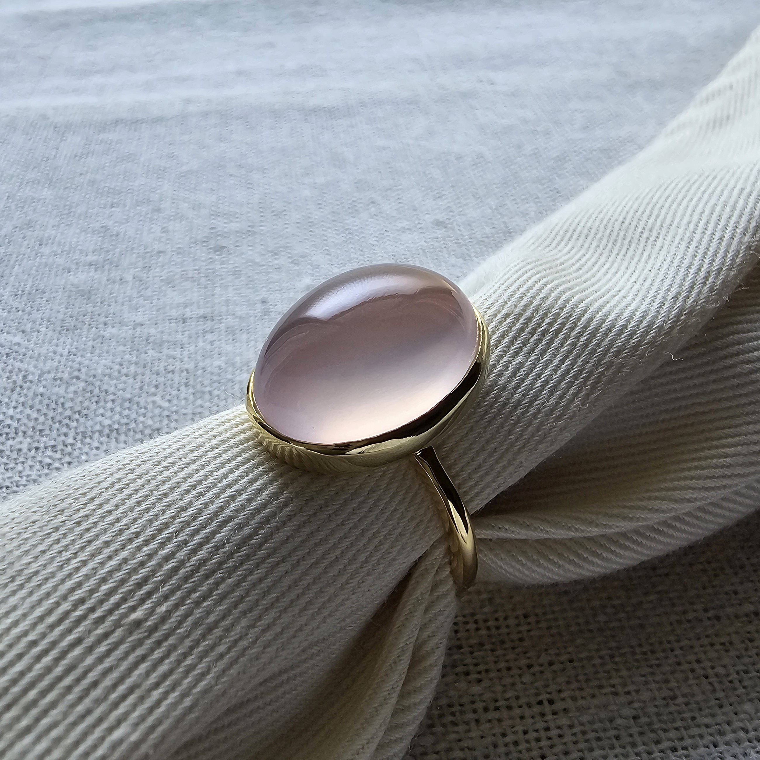 No.095    ローズクォーツリング