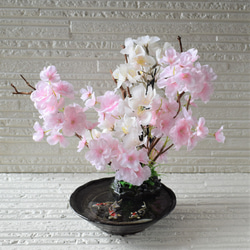 置物　水辺の風景　錦鯉　桜　和雑貨　インテリア雑貨　植物雑貨　受注製作 8枚目の画像