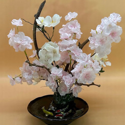置物　水辺の風景　錦鯉　桜　和雑貨　インテリア雑貨　植物雑貨　受注製作 6枚目の画像