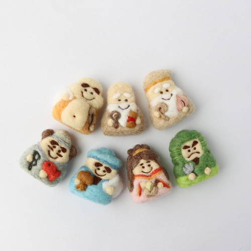受注制作- 七福神オーナメント 立体・オブジェ chiii-mimi 通販