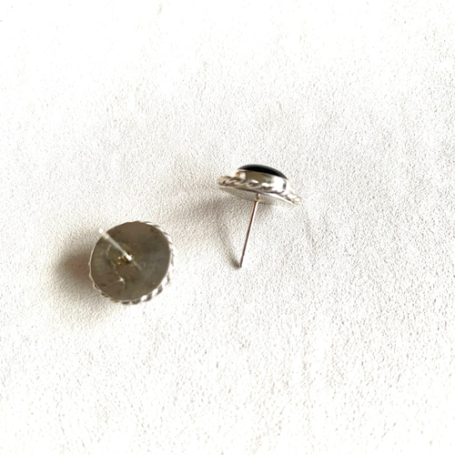 シルバー925 オニキスピアス | Milo Antiques & Vintage