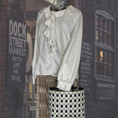 ⭐︎最終お値下げ⭐︎ppprintカゴバック ⭐︎最終お値下げ⭐︎ppprintカゴバック CITY BASKET / かごバッグ