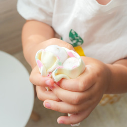 小さめハンカチ✿子どもの手にちょうど良いサイズ 〖3枚セット〗チューリップ柄⁂  幼稚園/保育園/小学生（国産ガーゼ） 6枚目の画像