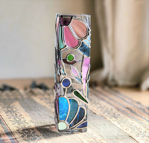 《小叮噹》玻璃藝術花瓶 20 cm 高 第4張的照片