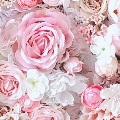 ハートアレンジ、Wハート、薔薇、ハート、フラワー ハートアレンジ、Wハート、薔薇、ハート、フラワー