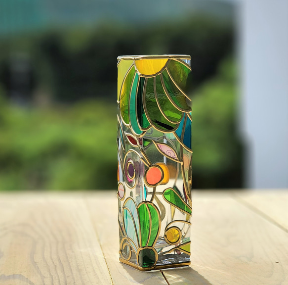 訂購“小叮噹 2”玻璃藝術花瓶 20 厘米高 第6張的照片