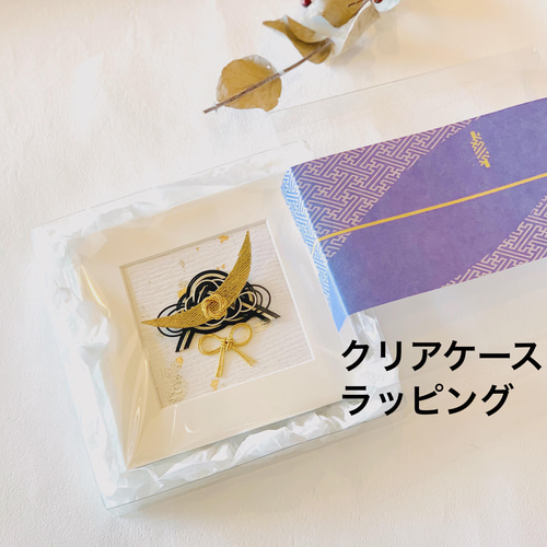 水引兜飾り三日月前立てミニフレーム 五月人形・こいのぼり