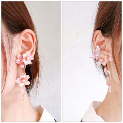 再再販】𝐬𝐚𝐤𝐮𝐫𝐚 𝟮𝟬𝟮𝟰 🌸 ピアス/イヤリング | Cerise &