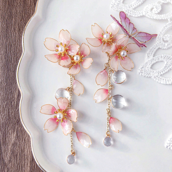 再再販】𝐬𝐚𝐤𝐮𝐫𝐚 𝟮𝟬𝟮𝟰 🌸 ピアス/イヤリング | Cerise &