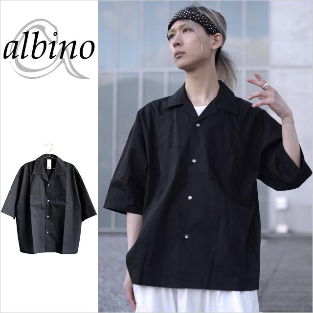 開襟デザイン胸ポケット付きビッグシャツ